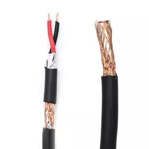 RS485 트위스트 페어 실드 케이블 26awg 24awg 22awg 20awg 18awg 2선 485 통신 포일 브레이드 스크린 케이