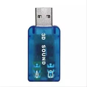 USB 사운드카드 5.1채널 오디오 컨버터 입출력 포트-WD534FF