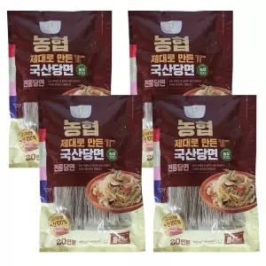 농협 100프로 국산 전통 당면 400g x 4개