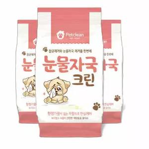 애견 눈물자국 제거 물티슈 주위 잡균번식 억제 세균 냄새 향첨가물x 30매12개입 1박스강아지 청소 무티슈