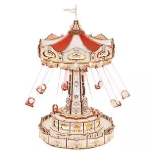 음악 오르골 퍼즐 드림 팩토리 조명 led 3d 북엔드 터치 라이트 선물 인테리어