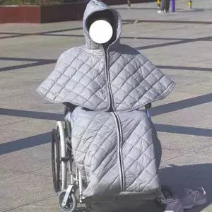어르신 휠체어 방풍 바람막이 다리보호 겨울 방한담요 보온 야외용품