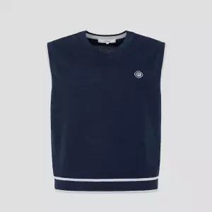 빈폴 BEANPOLE 빈폴골프 SS26 남성 V넥 베스트 - 네이비 BJ6251B04R 458848