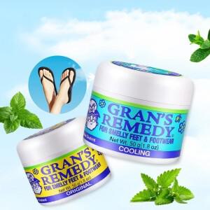 냄새 나는 발 치료 파우더, 오리지널 뉴젤랜드 Grans Remedy, 풋 케어, 제어, 2 개