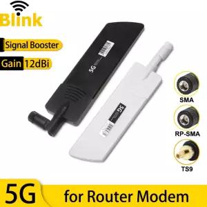 5G WiFi 라우터 안테나 40dBi 부스터 실내 4G 3G 2G GSM 모바일 네트워크 신호 증폭기 전대역 옴니 안테나
