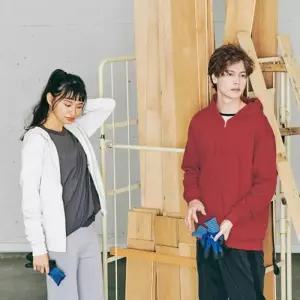 [라일리여성의류] Rly 여성후드점퍼 커플룩 캐쥬얼 후드집업 후드집업점퍼