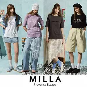 [Milla] 밀라 26SS 여성 피그먼트 티셔츠 4종