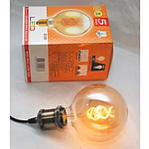 롱 LED 에디슨 백열전구 5W-45x112 1EA볼 전구 인테리어 교체용 볼형 투명 램프 디자인