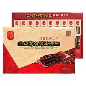한삼수 고려홍삼정과 골드 300g 홍삼 절편 명절 선물 세트