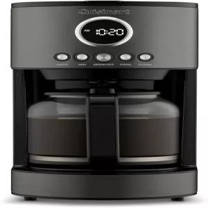 쿠시나트 스테인리스 스틸 12컵 커피 머신 블랙 DCC-1220BKS
