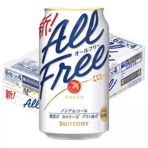 올 프리 350ml 24캔 포장 선토리 무 맥주