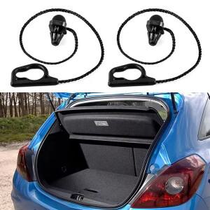 부츠 트렁크 후면 소포 선반 코드 스트링 스트랩 Vauxhall/Opel CORSA D 2007-15 E 2014- 13367836 외부 부