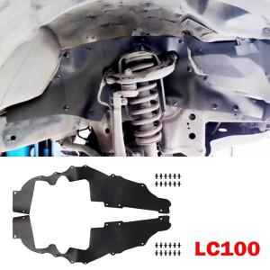 스플래시 가드 펜더 라이너 보호 커버 Toyota Land Cruiser LC100 Lexus LX470 앞바퀴 2피스 세트와 호환