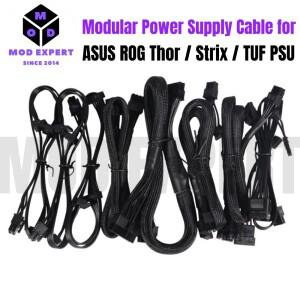 ASUS ROG THOR/ STRIX/ TUF 750W 1000W GPU PCIe 8핀  CPU 4+4핀  SATA  Molex IDE  메인 24핀용 모듈형 전