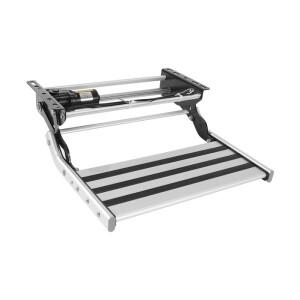 12V 전동 단층 RV 스텝 텔레스코픽 접이식 계단 (LED 알루미늄  고하중 200kg  카라반/캠핑카/전동홈용)