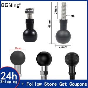 알루미늄 볼 헤드 어댑터 17mm 25mm M6 M8 M10 나사  RAM Garmin 마운트 바이크 오토바이 GPS 휴대폰 자동