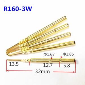 프로브 슬리브 R160-3W 바늘 튜브 외경 1.36mm 스냅 링 높이 5.8mm PCB 특수  100PCs/팩