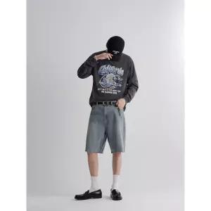 에잇세컨즈 남성 경량 데님 쇼츠 블루 455825LPZP