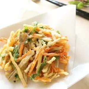 야채튀김 1kg 야채튀김 간식 분식 튀김 떡볶이