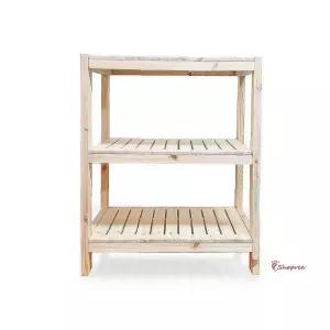 파인 정리선반 DIY 3단선반600 우드렉 원목 모듈jkl402