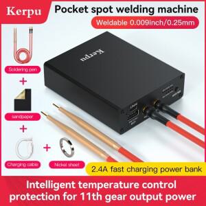 Kerpu 휴대용 스폿 용접기  소형 DIY 액세서리 풀 세트  18650 리튬 배터리 컨트롤 보드 키트  미니 소형
