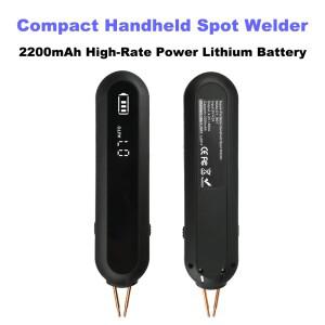 휴대용 스폿 용접기 18650 배터리 DIY 키트 12단계 전력 조절 가능 LED 라이트 포함 니켈 스트립 800A