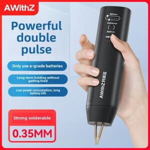 AWithZ H1 휴대용 핸드 헬드 스폿 용접기 18650 리튬 배터리 DIY 니켈 시트 미니 소형 소형 가정용 터치