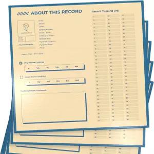 허민구루 12인치 앨범 재킷 400GSM 골판지 비닐 레코드 커버 및 교체용 빈 헤비 LP 5LB/25팩