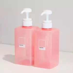 샴푸 디스펜서 펌프 400ml 용기 욕실 리필 바디워시 정리 공병 통 싱크대 소분