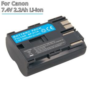 충전식 카메라 배터리 캐논 EOS 300D 5D 20D 파워샷 G1 pro1 용 BP511A 7.4V 리튬 이온