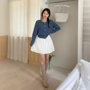 여성 러블리 플레어 코튼 미니 스커트 치마