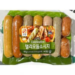 (사조오양 450g) 모듬 소시지/옛날/소세지/간식/부대찌개/맛있는/소세지햄/알뜰/부대찌게/바베큐/건강한/햄