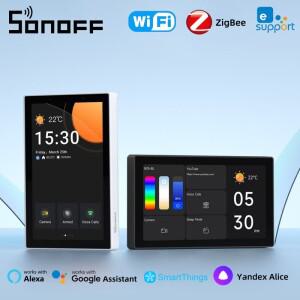 SONOFF NSPanel Pro 120/86  스마트 홈 제어판 Thermostst 전력 소비 DIY 스위치  Sonoff 장치 지원