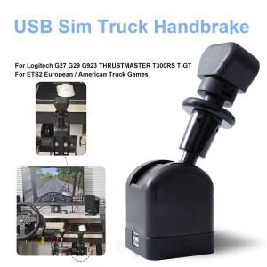 PC 게임 ETS2 ATS OMSI2 액세서리 용 핸드 브레이크 G25 G27 G29G923 T300RS GT 주차 유로/미국 트럭 시뮬