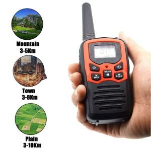 2피스 핸드 헬드 워키 토키 라디오 22 채널 세트 10 Km Uhf 400-470 Mhz 듀얼 밴드 장거리 통신 트랜시버 B