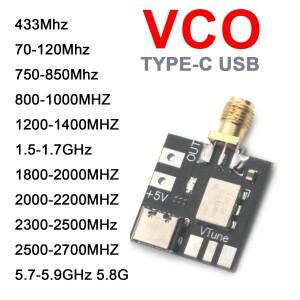 70Mhz-5.8Ghz 무선 주파수 VCO 개발 보드 압력 제어 발진기 신호원 LORA 헬륨 광기 SW FM HF WIFI