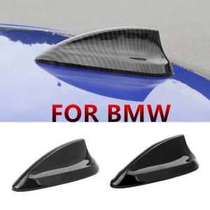 자동차 상어 지느러미 안테나 커버 탄소 섬유 패턴 장식 BMW 호환 3 4 5 시리즈 F30 G20 G30 F32 액세서리
