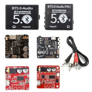 XH-A252 블루투스 5.0 디코더 보드 수신 모듈  MP3 마이크  스위치 쉘 오디오 케이블