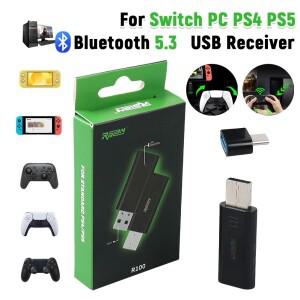 게임 패드 변환기 USB 수신기 블루투스 호환 5.3 컨트롤러 어댑터 스위치 PC 플스호환 플스호환 용 무선