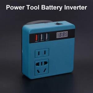 120W 리튬 배터리 인버터 도구 DC 18-21V에서 AC 220V 전기 전원 적합