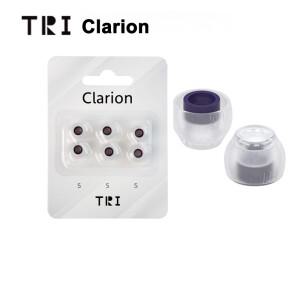 TRI Clarion 실리콘 귀마개 3쌍 S/M/L 크기 헤드폰 액세서리 유선 x HBB IEM kbear 07 08