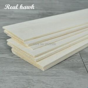 5mm 두께의 AAA+ 발사나무 시트 5개  1000x100mm RC 비행기 보트 구조용  DIY 모델 제작 벌크헤드 재료
