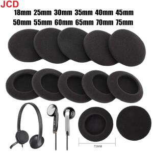 헤드폰용 두꺼운 폼 이어패드 10개  스펀지 교체 쿠션 커버 이어폰 케이스 35mm 40mm
