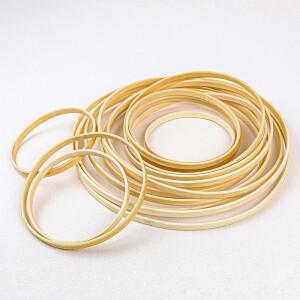 1pcs 30/33/36/40cm 대나무 꽃 서클 후프 Macrame 웨딩 파티 홈 DIY 화환 드림 캐처 프레임 장식