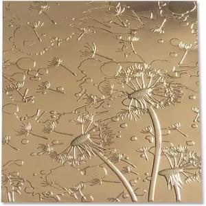 Cath Brein의 Sizzix 3D 텍스처 인상 엠보싱 폴더 민들레 소원 665001