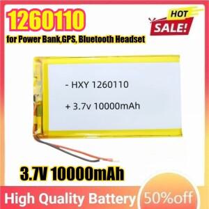 3.7V 10000mAh 1260110 보조베터리 GPS 블루투스 헤드셋 미용 기기 대시 캠용 폴리머 리튬 배터리/리튬 이