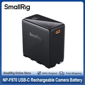 소니 호환호환 NP-F970 모니터 송신기 LED 라이트 카메라용 SmallRig USB-C 충전식 10500mAh 교체 배터리