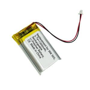 Sena 30K 50S SP75 S7A-SP75 바이크 오토바이 블루투스 헤드셋용 1300mAh 교체 배터리