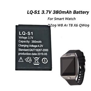 LQ-S1 3.7V 380mAh 스마트워치 배터리 DZ09 U8 A1 GT08 V8 충전식 리튬 이온 폴리머 교체