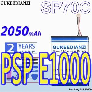 소니 호환호환 PSP E1000 펄스 무선 헤드셋 7.1 용 고용량 GUKEEDIANZI 배터리 SP70C 2050mAh
